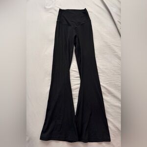 Aerie Offline Crossover Flare Leggings in Black